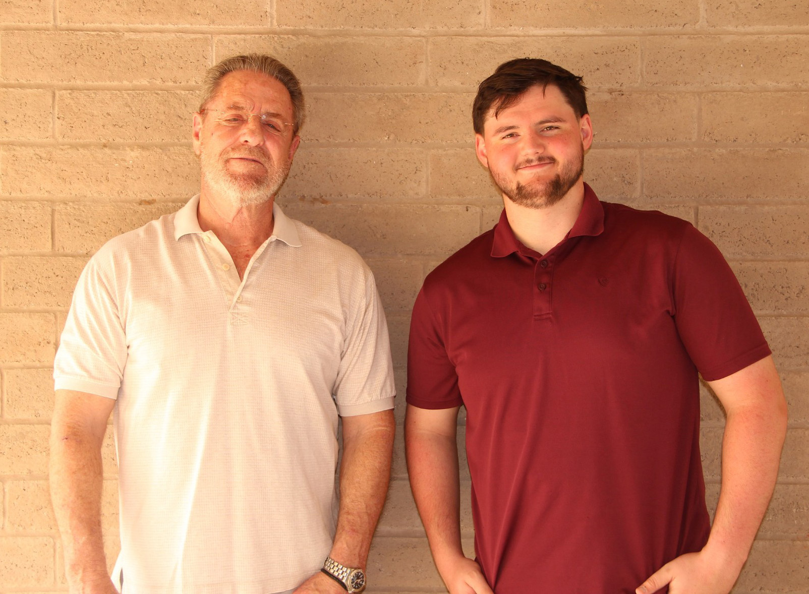 Kenny Boulton and Kadin Boulton — father-and-son TREC Licensed inspection team at Texas Inspection in Lake Jackson, TX